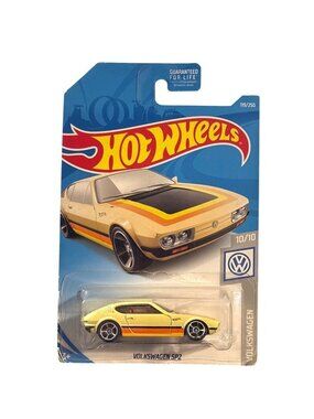 Die Cast Hot Wheels Volkswagen SP2 Car 1:64 Limited Edition 119/250 2017 Yellow